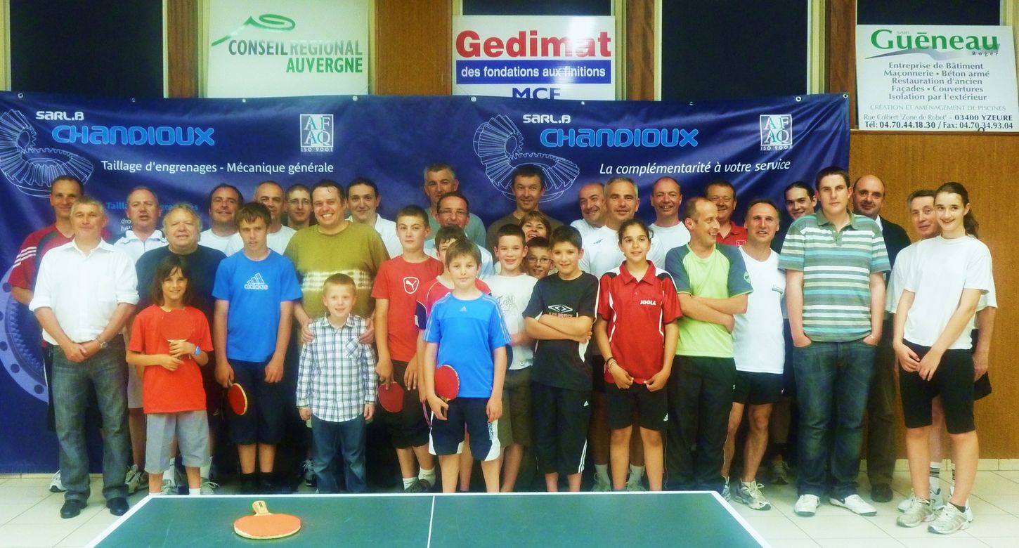 Tournois des partenaires Association Sportive Tennis de Table Montbeugny Auvergne ASTTMA ASTTM