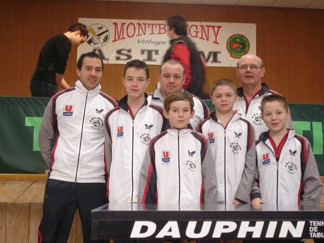 Equipe Beaufou Association Sportive Tennis de Table Montbeugny Auvergne ASTTMA ASTTM